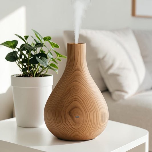Shopnuvo™ SereneMist Ultrasonic Aroma Diffuser - 550ml Light Wood