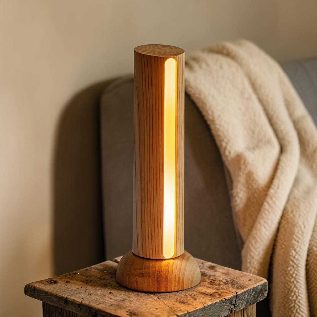 Shopnuvo™ WandSense Magnetic Motion Sensor Light - Solid Wood Night Light