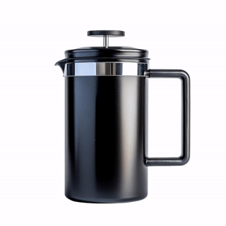 Shopnuvo™ BrewMaster Double-Wall Stainless Steel French Press - 34oz